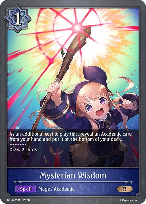 Mysterian Wisdom - P13EN (Foil), BP17: Convergent Destinies BP17-P13EN