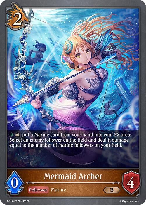 Mermaid Archer - P17EN (Foil), BP17: Convergent Destinies BP17-P17EN