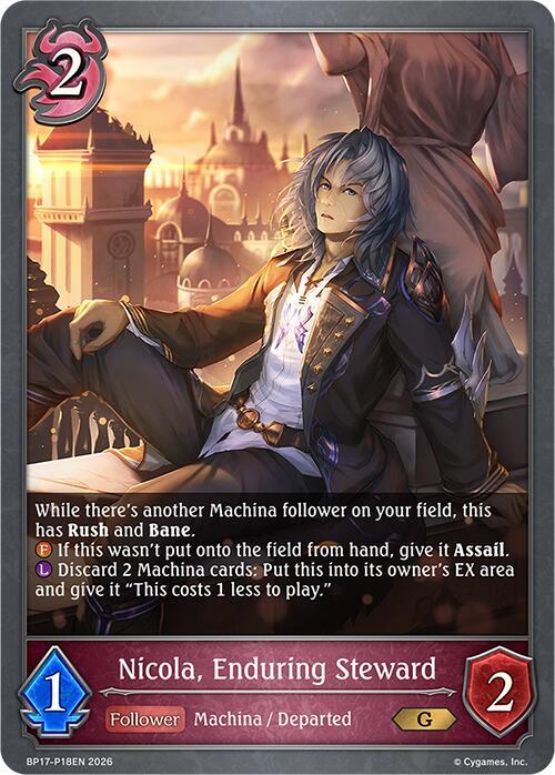 Nicola, Enduring Steward - P18EN (Foil), BP17: Convergent Destinies BP17-P18EN