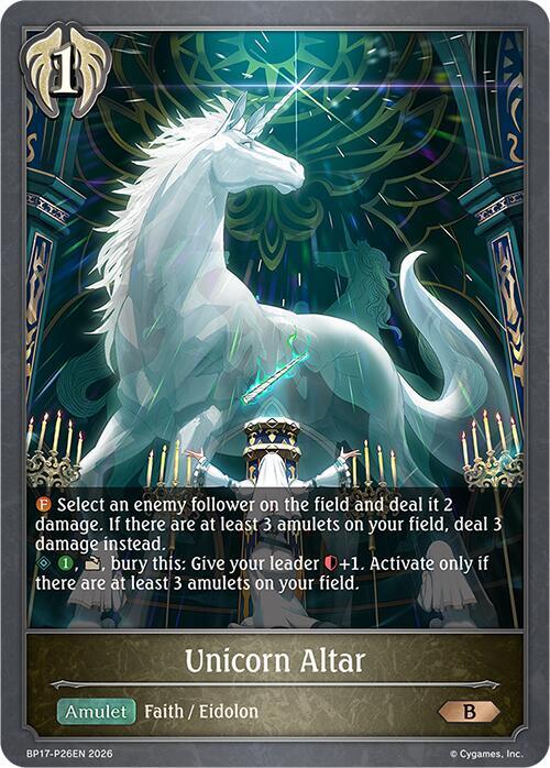 Unicorn Altar - P26EN (Foil), BP17: Convergent Destinies BP17-P26EN
