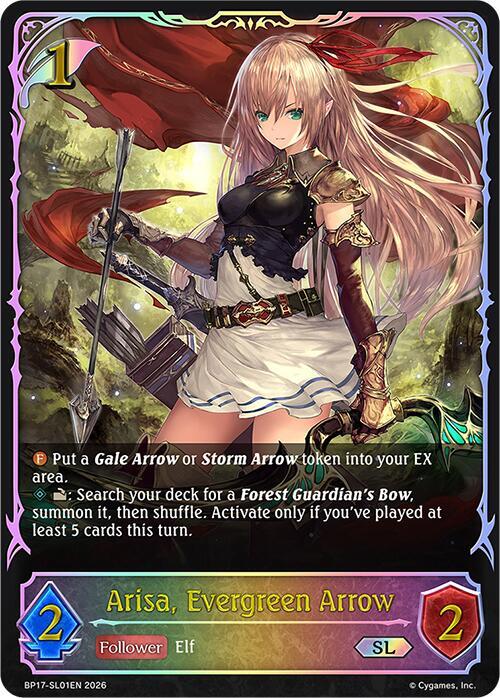 Arisa, Evergreen Arrow (SL), BP17: Convergent Destinies BP17-SL01EN