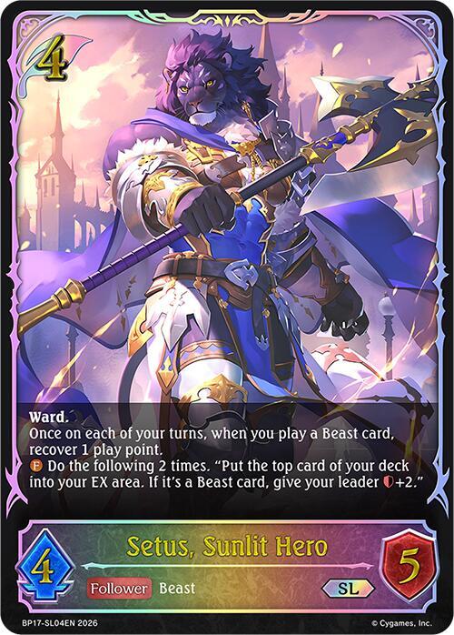 Setus, Sunlit Hero (SL), BP17: Convergent Destinies BP17-SL04EN