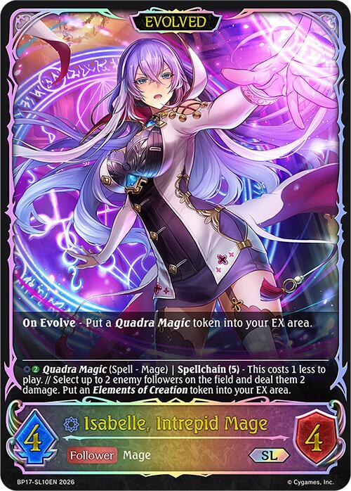 Isabelle, Intrepid Mage (Evolved) (SL), BP17: Convergent Destinies BP17-SL10EN