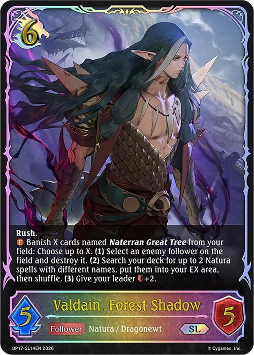 Valdain, Forest Shadow (SL), BP17: Convergent Destinies BP17-SL14EN