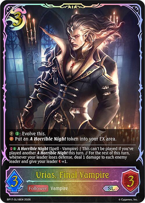 Urias, Final Vampire (SL), BP17: Convergent Destinies BP17-SL18EN