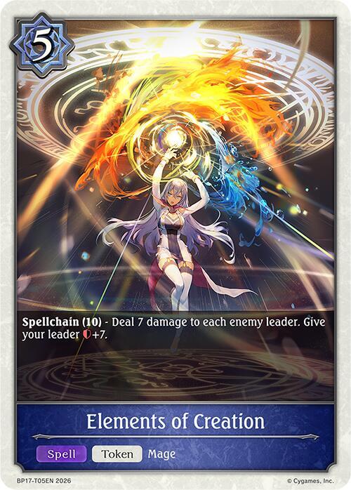 Elements of Creation, BP17: Convergent Destinies BP17-T05EN