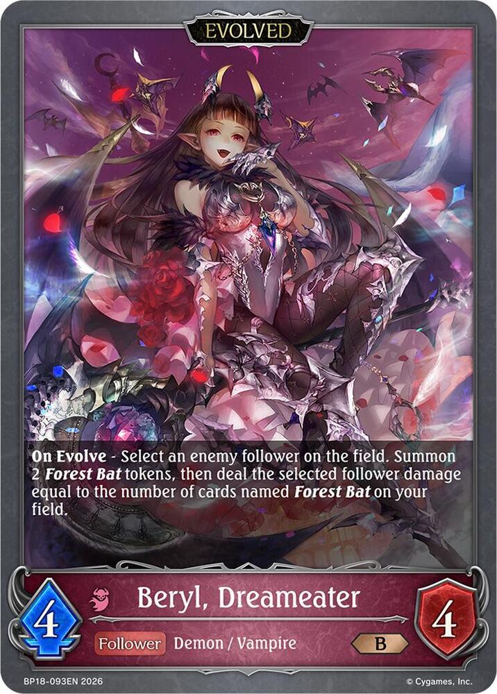 Beryl, Dreameater (Evolved), BP18: Neometropolis BP18-093EN