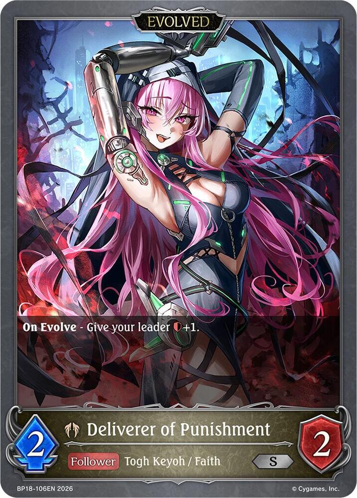 Deliverer of Punishment (Evolved), BP18: Neometropolis BP18-106EN