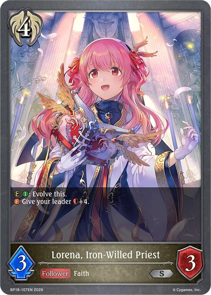 Lorena, Iron-Willed Priest, BP18: Neometropolis BP18-107EN