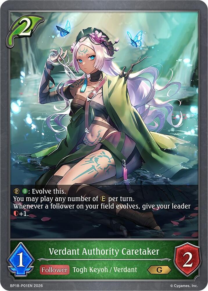 Verdant Authority Caretaker - P01EN (Foil), BP18: Neometropolis BP18-P01EN