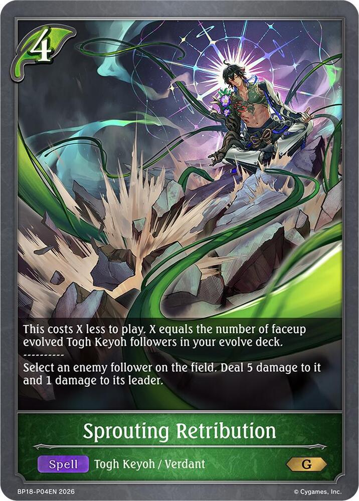 Sprouting Retribution - P04EN (Foil), BP18: Neometropolis BP18-P04EN
