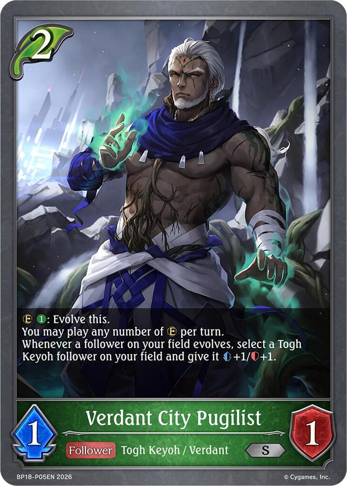 Verdant City Pugilist - P05EN (Foil), BP18: Neometropolis BP18-P05EN