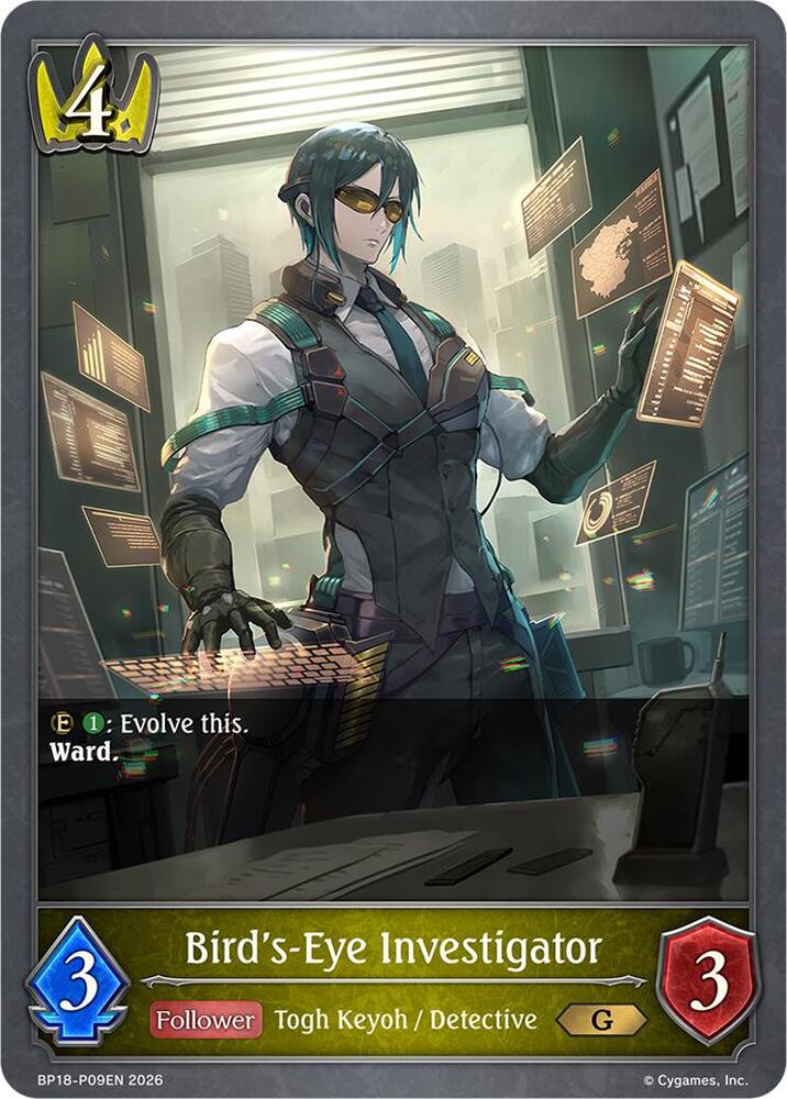 Bird's-Eye Investigator - P09EN (Foil), BP18: Neometropolis BP18-P09EN