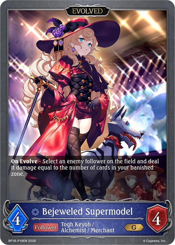 Bejeweled Supermodel (Evolved) - P18EN (Foil), BP18: Neometropolis BP18-P18EN