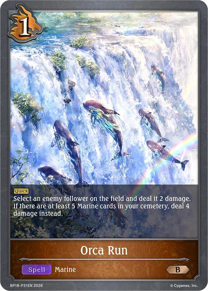 Orca Run - P31EN (Foil), BP18: Neometropolis BP18-P31EN
