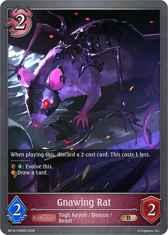 Gnawing Rat - P39EN (Foil), BP18: Neometropolis BP18-P39EN