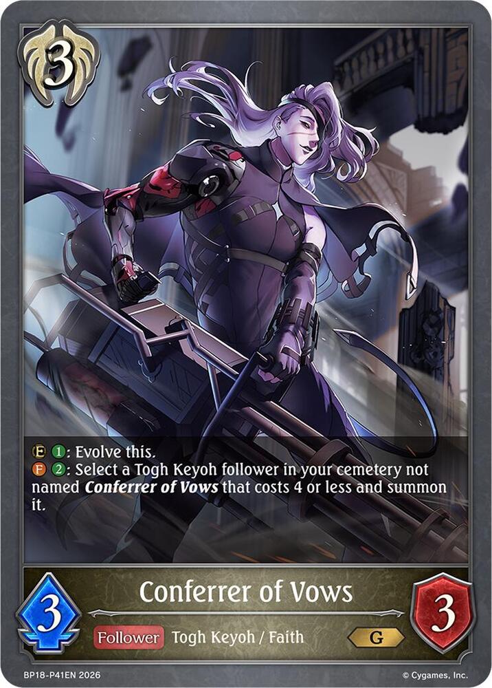 Conferrer of Vows - P41EN (Foil), BP18: Neometropolis BP18-P41EN