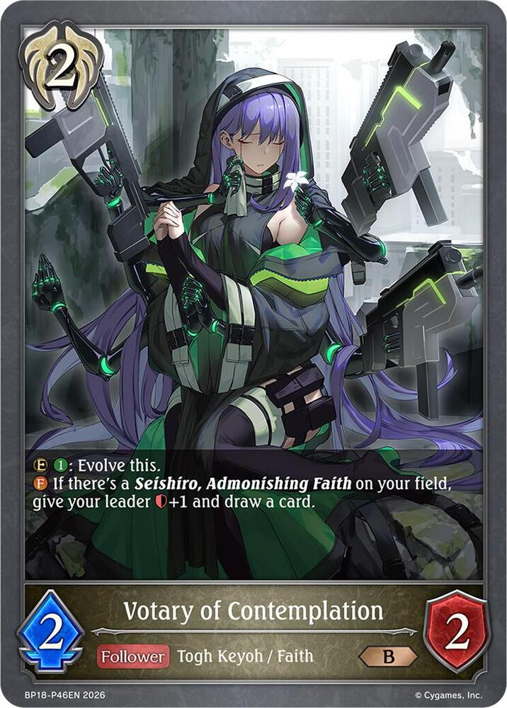 Votary of Contemplation - P46EN (Foil), BP18: Neometropolis BP18-P46EN