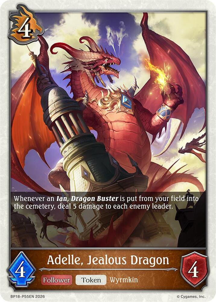 Adelle, Jealous Dragon - P55EN (Foil), BP18: Neometropolis BP18-P55EN