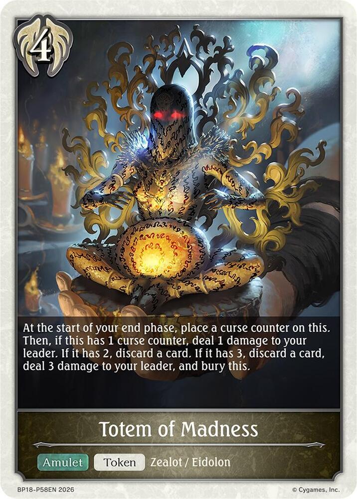 Totem of Madness - P58EN (Foil), BP18: Neometropolis BP18-P58EN