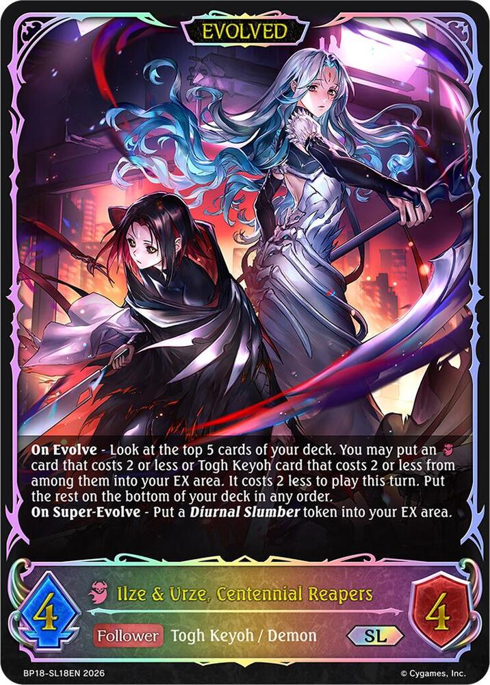 Ilze & Urze, Centennial Reapers (Evolved) (SL), BP18: Neometropolis BP18-SL18EN