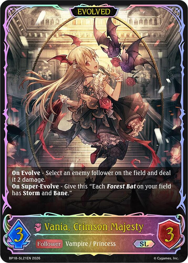 Vania, Crimson Majesty (Evolved) (SL), BP18: Neometropolis BP18-SL21EN