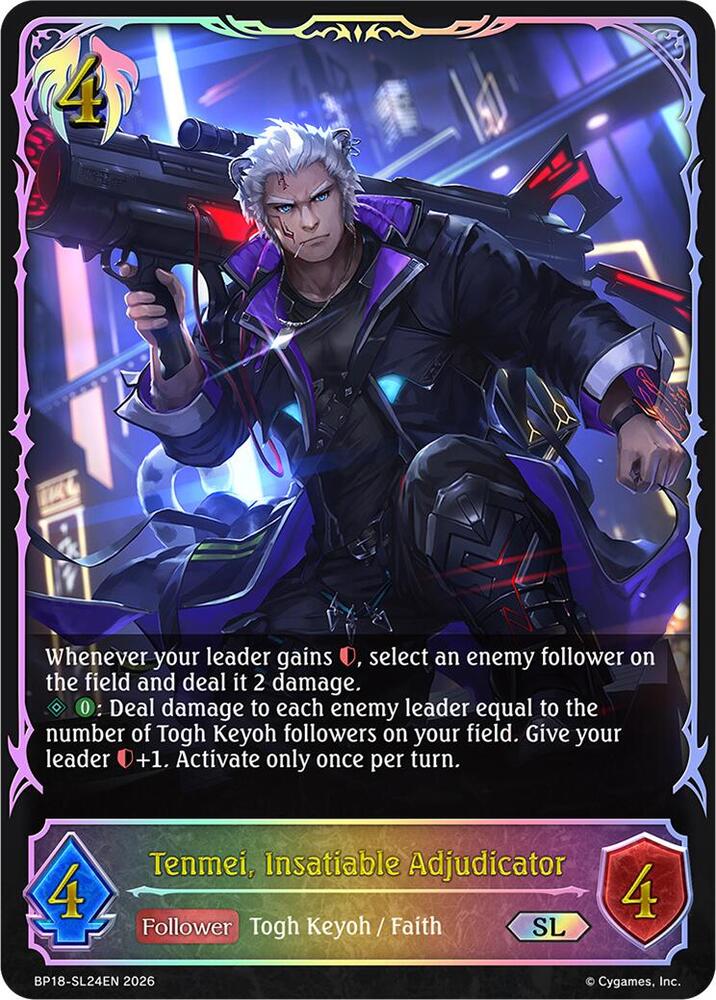 Tenmei, Insatiable Adjudicator (SL), BP18: Neometropolis BP18-SL24EN