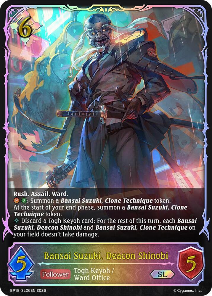 Bansai Suzuki, Deacon Shinobi (SL), BP18: Neometropolis BP18-SL26EN