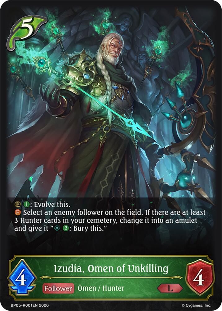 Izudia, Omen of Unkilling, BP19: Eightfold Retribution BP05-R001EN