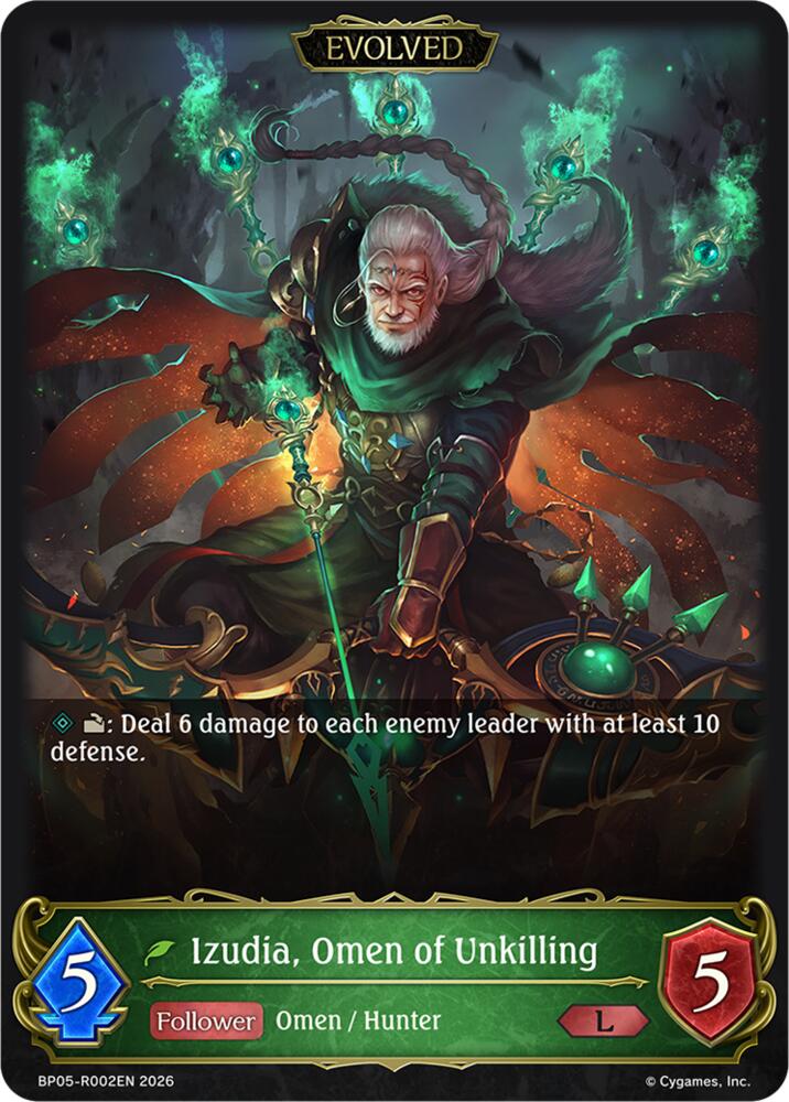 Izudia, Omen of Unkilling (Evolved), BP19: Eightfold Retribution BP05-R002EN