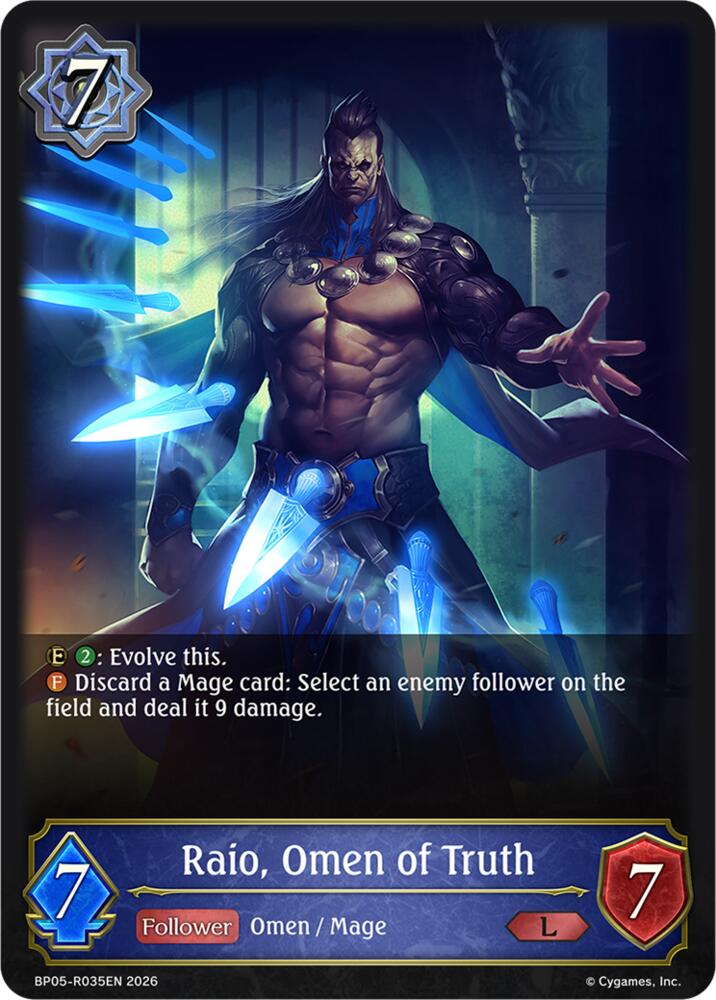 Raio, Omen of Truth, BP19: Eightfold Retribution BP05-R035EN