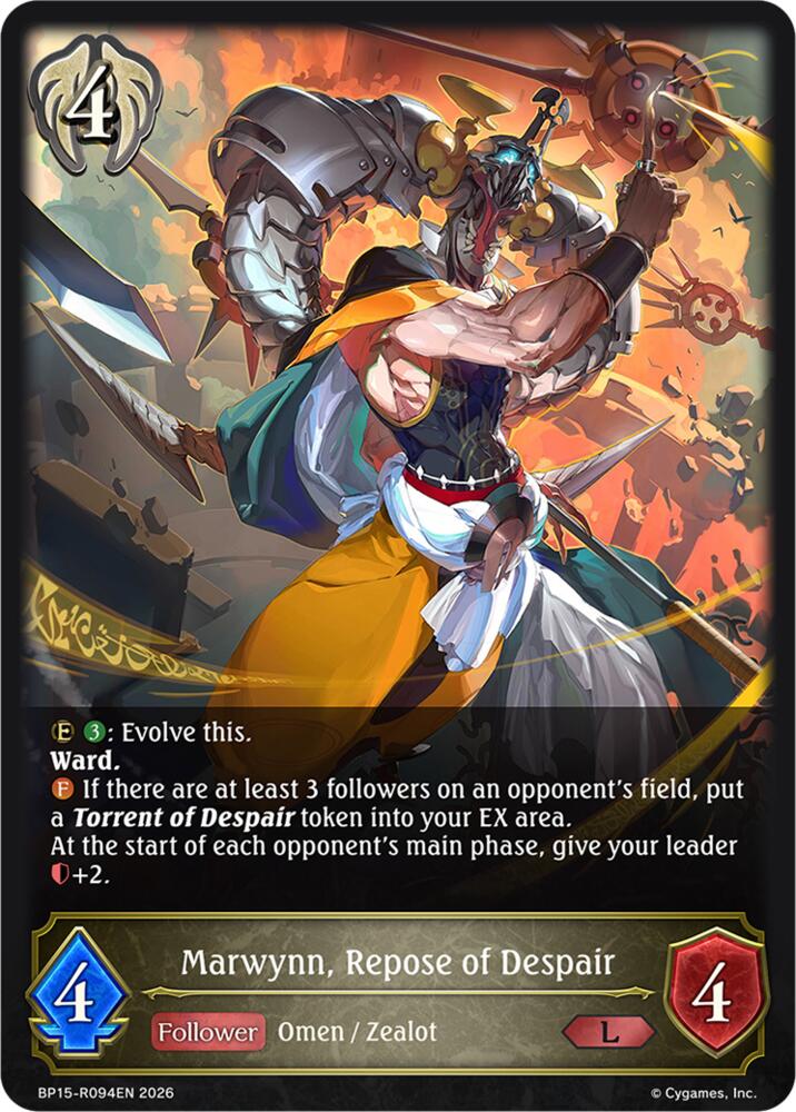 Marwynn, Repose of Despair, BP19: Eightfold Retribution BP15-R094EN