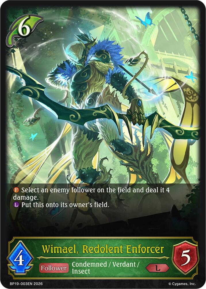 Wimael, Redolent Enforcer, BP19: Eightfold Retribution BP19-003EN