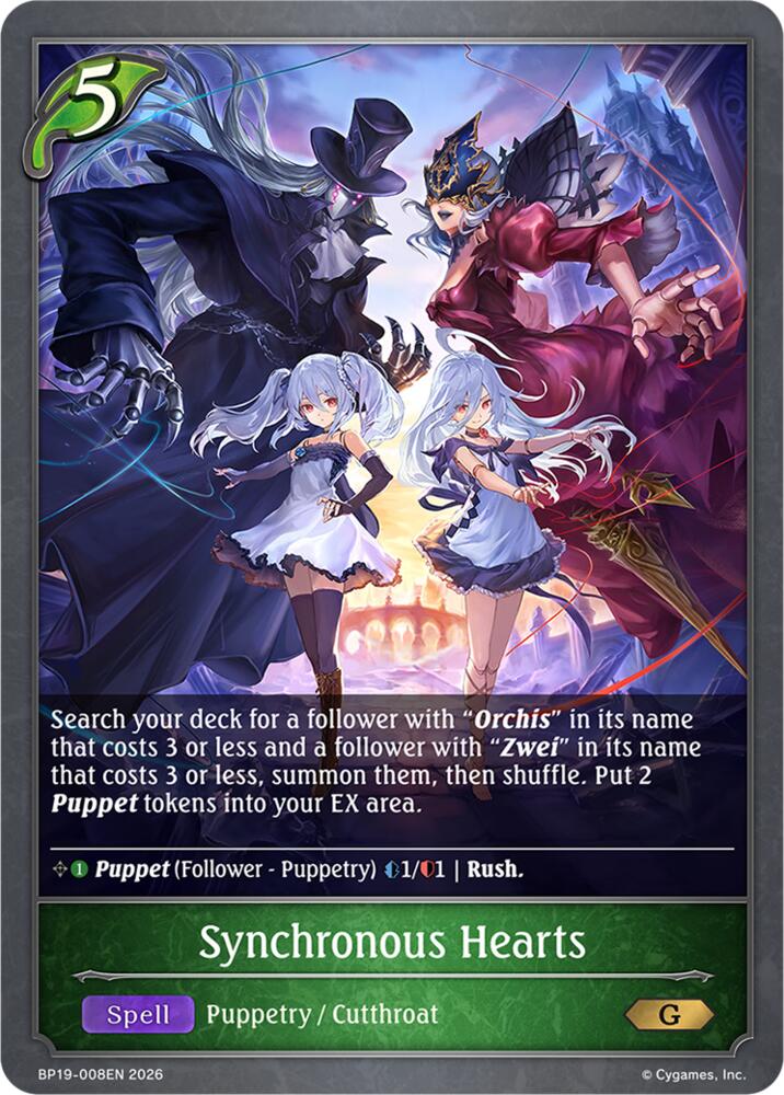 Synchronous Hearts, BP19: Eightfold Retribution BP19-008EN