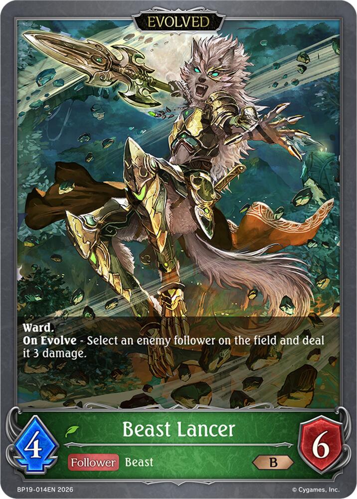 Beast Lancer (Evolved), BP19: Eightfold Retribution BP19-014EN