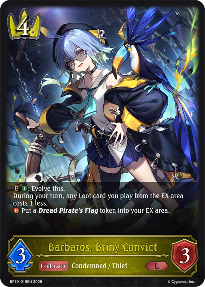 Barbaros, Briny Convict, BP19: Eightfold Retribution BP19-019EN