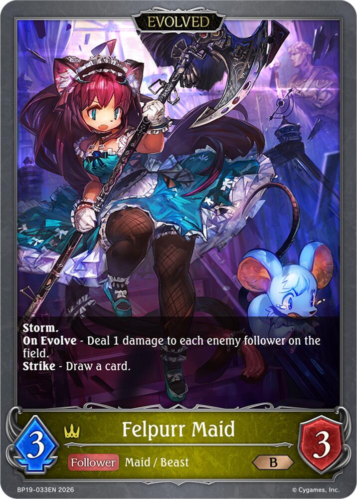 Felpurr Maid (Evolved), BP19: Eightfold Retribution BP19-033EN