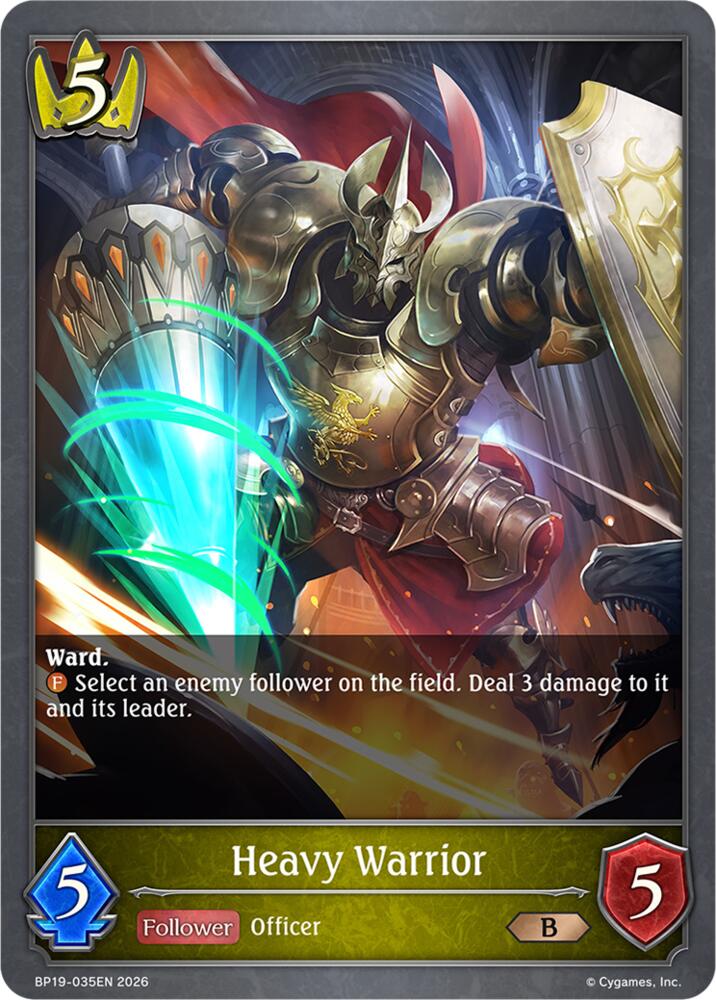 Heavy Warrior, BP19: Eightfold Retribution BP19-035EN