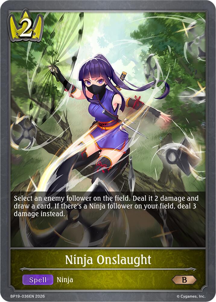 Ninja Onslaught, BP19: Eightfold Retribution BP19-036EN
