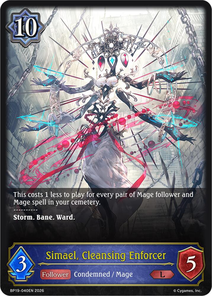 Simael, Cleansing Enforcer, BP19: Eightfold Retribution BP19-040EN