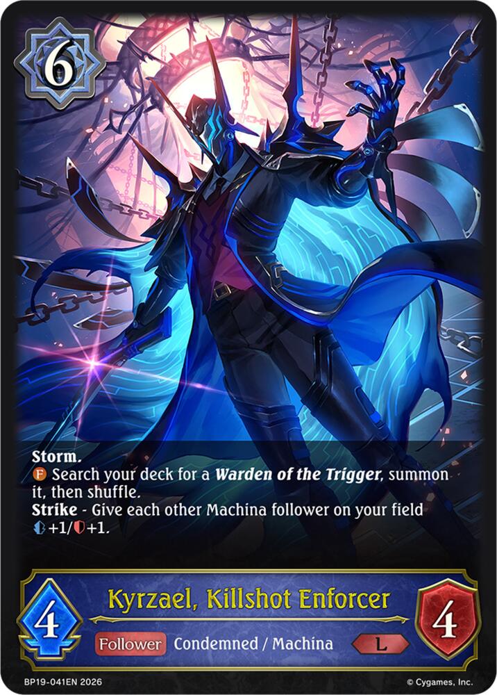 Kyrzael, Killshot Enforcer, BP19: Eightfold Retribution BP19-041EN