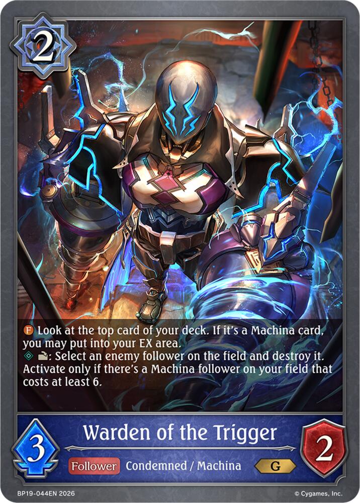 Warden of the Trigger, BP19: Eightfold Retribution BP19-044EN