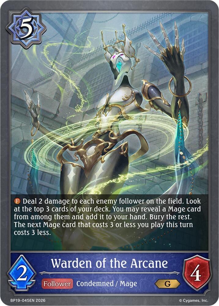 Warden of the Arcane, BP19: Eightfold Retribution BP19-045EN