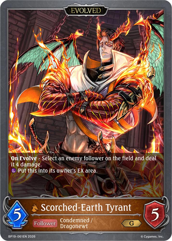 Scorched-Earth Tyrant (Evolved), BP19: Eightfold Retribution BP19-061EN