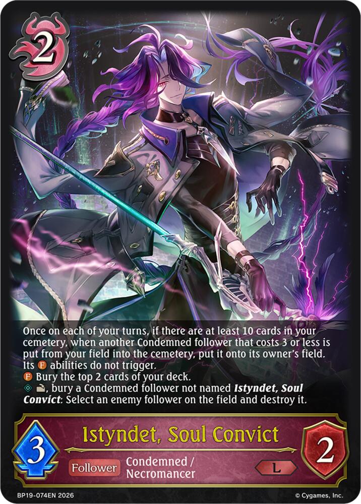 Istyndet, Soul Convict, BP19: Eightfold Retribution BP19-074EN