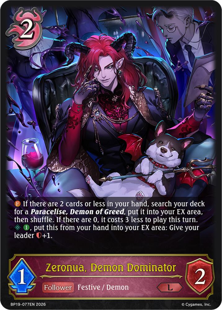 Zeronua, Demon Dominator, BP19: Eightfold Retribution BP19-077EN