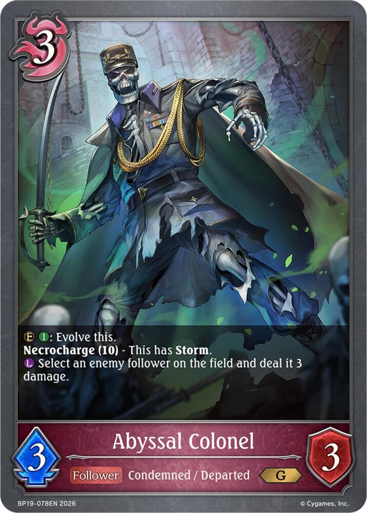 Abyssal Colonel, BP19: Eightfold Retribution BP19-078EN