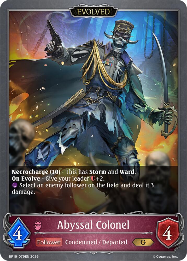 Abyssal Colonel (Evolved), BP19: Eightfold Retribution BP19-079EN