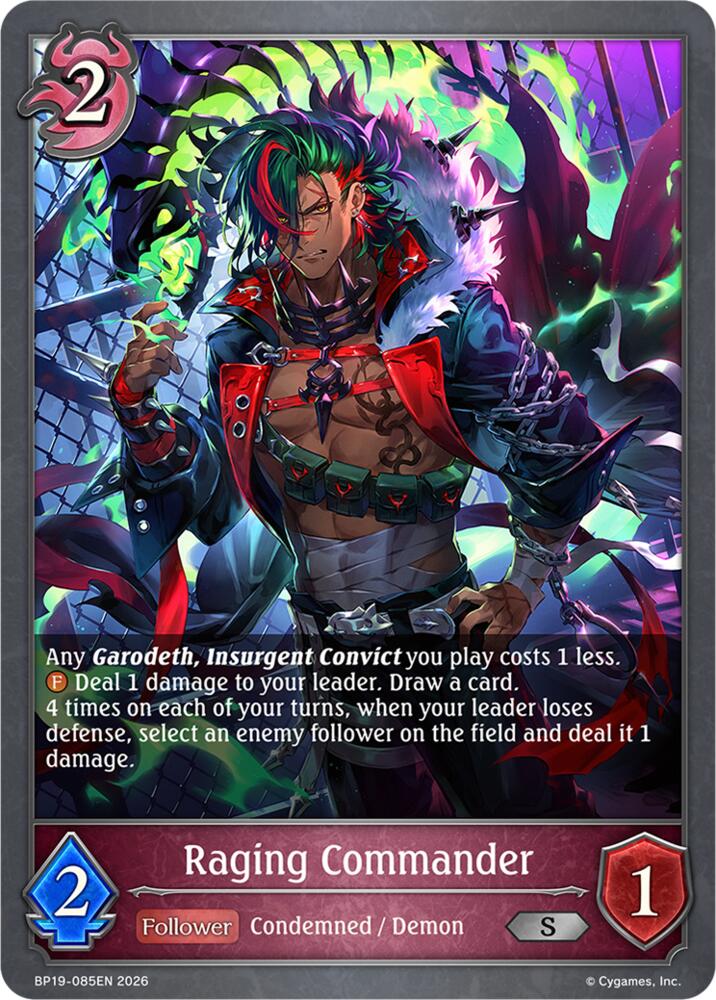 Raging Commander, BP19: Eightfold Retribution BP19-085EN