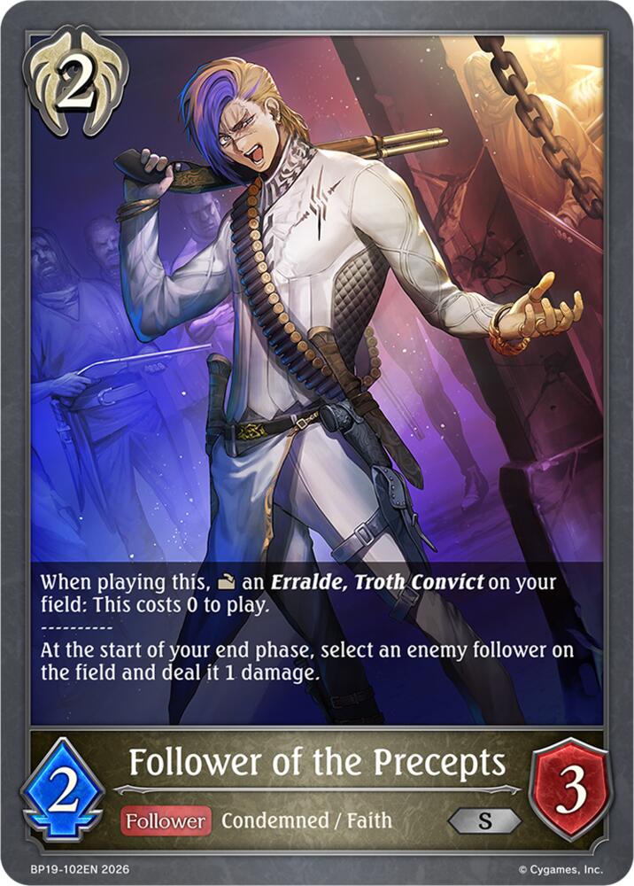 Follower of the Precepts, BP19: Eightfold Retribution BP19-102EN